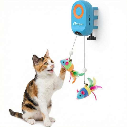 kittyfuny® Motion-Sensing Electric Interactive Cat Toy (USB Rechargeable)