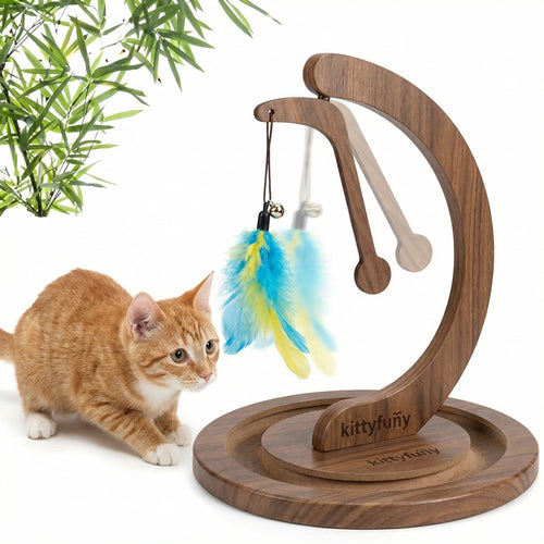 kittyfuny® Kinetic Swing Cat Toy – Automatic Interactive Motion Toy for Hands-Free Play & Active Cats