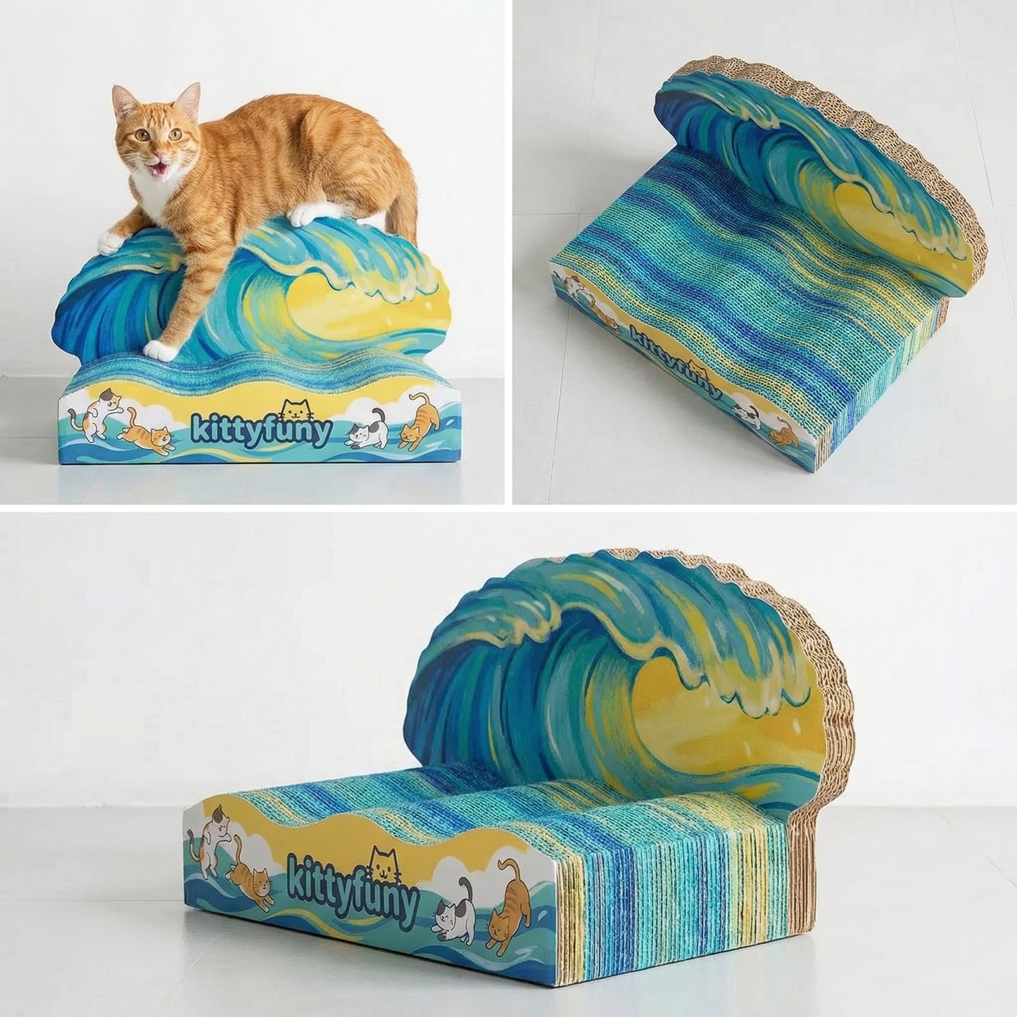 kittyfuny® Cat Scratcher – Stylish, Functional, and Perfect for Your Feline Friend