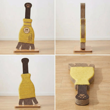 🧹 kittyfuny® Flying Broom Cat Kicker – Interactive Kick & Wrestle Toy for Biting, Hugging & Playtime Fun