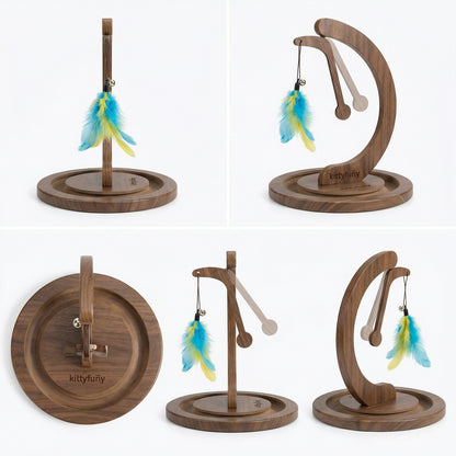 kittyfuny® Kinetic Swing Cat Toy – Automatic Interactive Motion Toy for Hands-Free Play & Active Cats